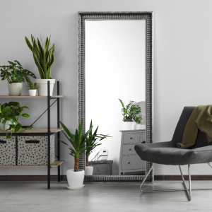 tall ornate mirror