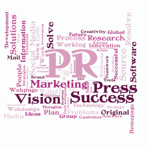 Public Relations (PR) word cloud