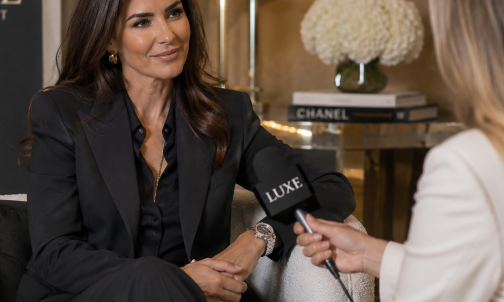 Female business owner being interviewed increasing brand awareness