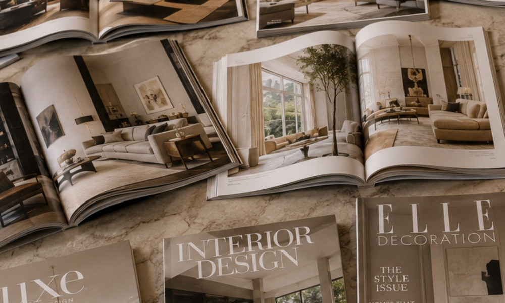 PR helping interior designers magazine spreads