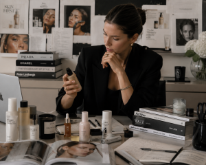 Beauty brand owner working with beauty PR agency