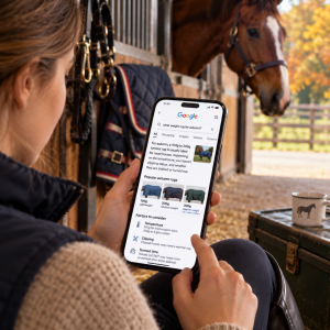 Searching for an equestrian brand online